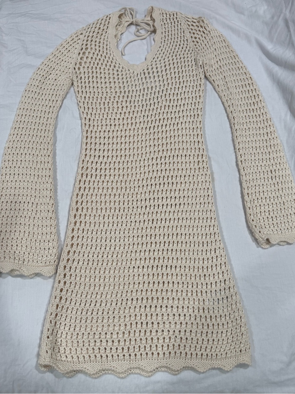 NWT-Cotton On Cream Crochet Swim Coverup